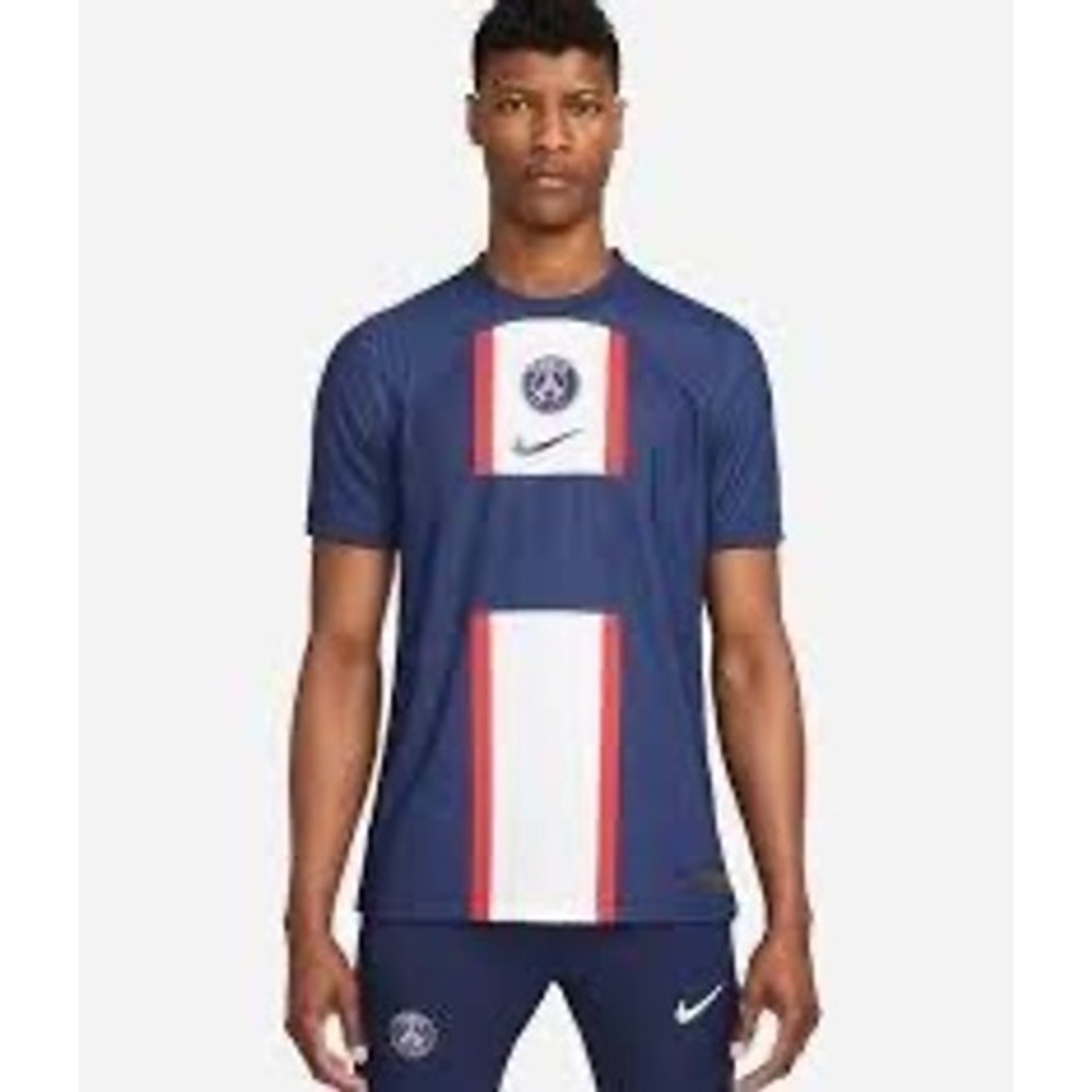Nike Paris Saint-Germain PSG Home Soccer Jersey Mens S Navy Blue EUC 2022-23